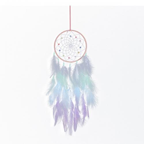 Мода Dreamcatcher, перья, с Тростник & нейлон, для дома и офиса, разноцветный, 510mm, продается PC