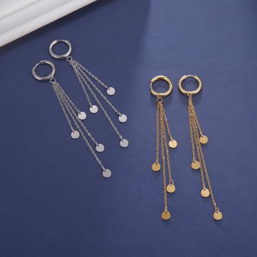 Fashion Fringe Earrings, 304 Edelstahl, plattiert, Modeschmuck & für Frau, keine, verkauft von Paar