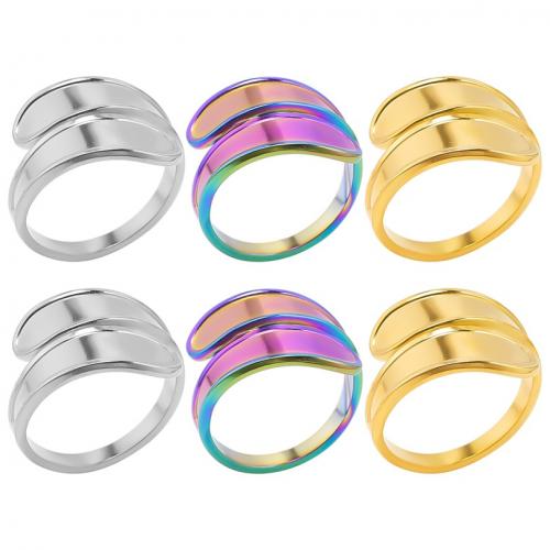 Edelstahl Fingerring, 304 Edelstahl, Vakuum-Ionen-Beschichtung, Modeschmuck & unisex, keine, Größe:8, verkauft von PC