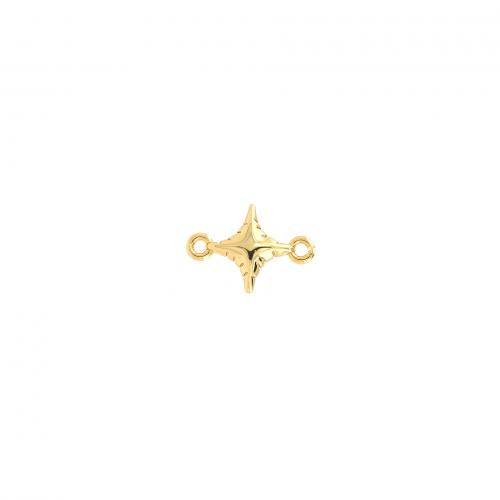 Brass Connector, 18K gold plated, DIY golden 