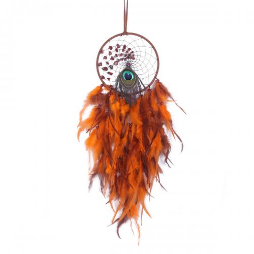 Mode Dreamcatcher, plume, avec Canne & Nylon & fer, fait à la main, pour la maison et le bureau & styles différents pour le choix, plus de couleurs à choisir, 500mm, Vendu par PC