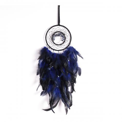 Mode Dreamcatcher, plume, avec Canne & Nylon & fer, arbre, fait à la main, pour la maison et le bureau, plus de couleurs à choisir, 530mm, Vendu par PC