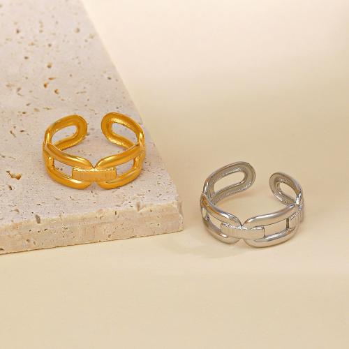 Edelstahl Fingerring, 304 Edelstahl, Vakuum-Ionen-Beschichtung, Modeschmuck & für Frau, keine, inner diameter 17mm, verkauft von PC