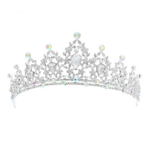 Bridal Tiaras, Zinc Alloy, plated, fashion jewelry & for woman & with rhinestone 