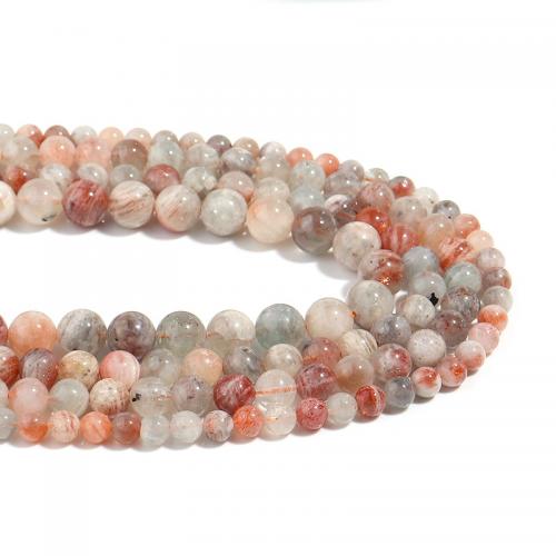 Single Gemstone Beads, Arusha Stone, Round, DIY mixed colors Approx 38 cm 