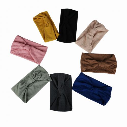 Headband, Polyester, elastic & bowknot design & for woman [