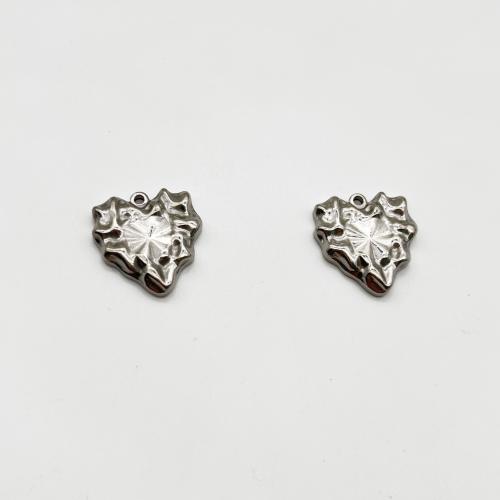 Stainless Steel Heart Pendants, Titanium Steel, DIY & machine polishing Approx 1.5mm 