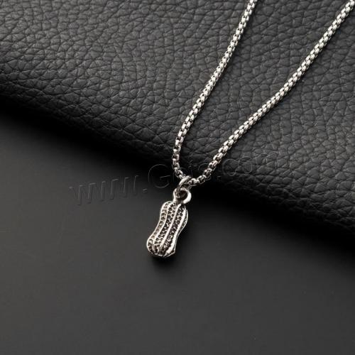 Collier de bijoux de titane, Acier titane, bijoux de mode & styles différents pour le choix cm, Vendu par PC