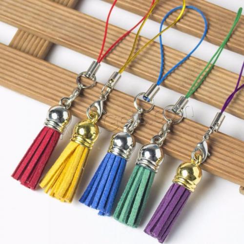 Decorative Tassel, Velveteen, with Zinc Alloy, DIY mm 