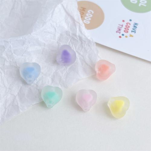 Bead in Bead Acrylic Beads, Heart, DIY 11mm [