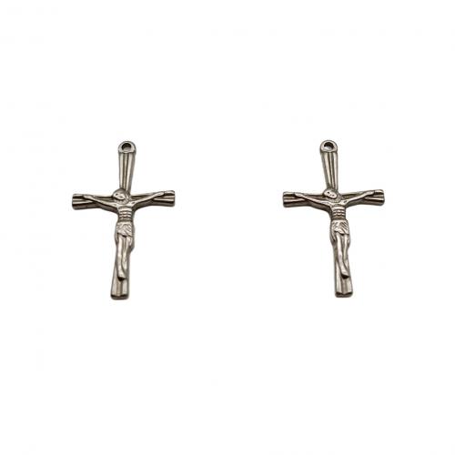 304 Stainless Steel Pendant, Cross, DIY & machine polishing Approx 1.5mm 