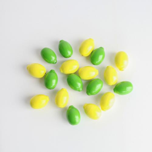 Dyed Wood Beads, Schima Superba, Lemon, DIY Approx 3mm 