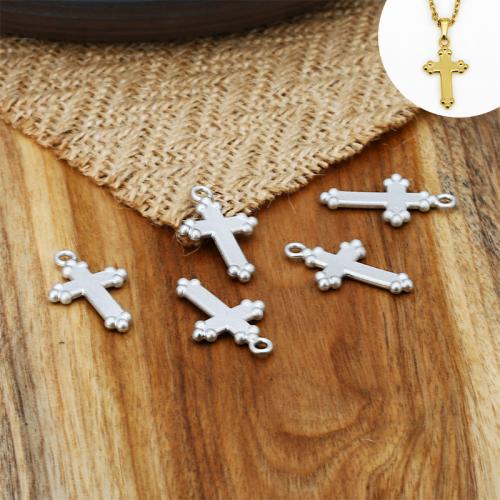 Stainless Steel Cross Pendants, 316 Stainless Steel, DIY, original color 