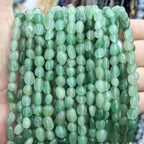 Green Aventurine Bead, Nuggets, DIY, green Approx 38 cm 