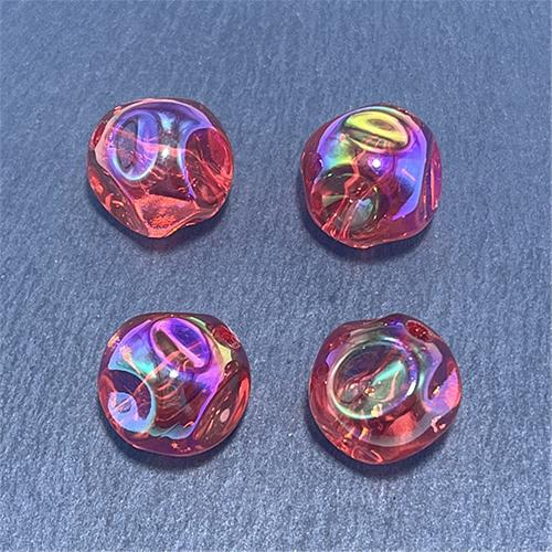 Plating Acrylic Beads, UV plating, DIY 15.88mm Approx 2.8mm, Approx 