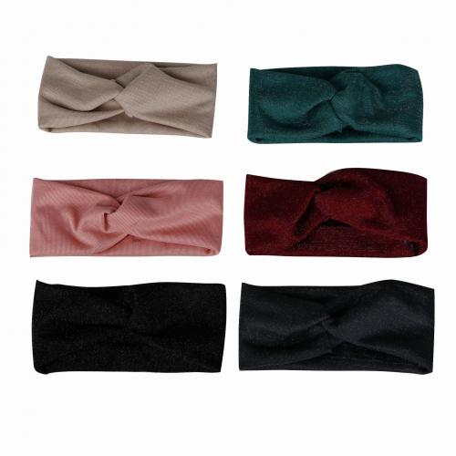 Headband, Polyester, knit, elastic & for woman 