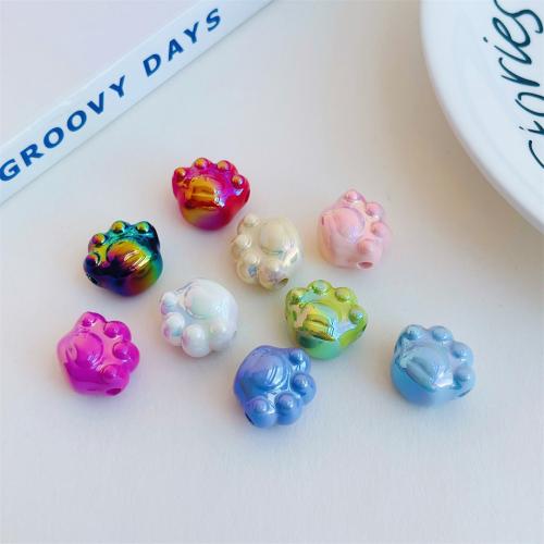 Plating Acrylic Beads, Claw, UV plating, DIY 18.5mm 