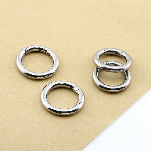 316 Stainless Steel Snap Clasp, DIY original color 