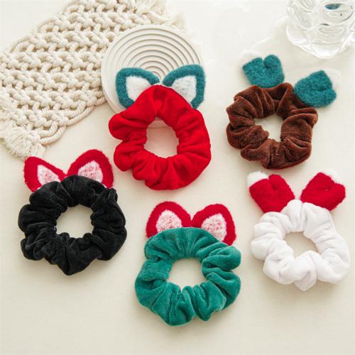 Hair Scrunchies, Plush, handmade, cute & for woman [