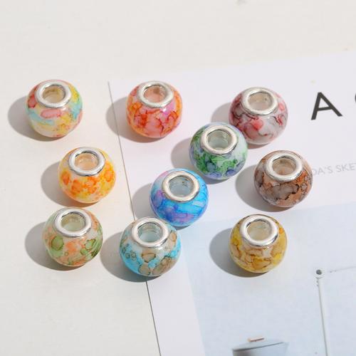 Art und Weise Lampwork European Beads, DIY, keine, 14x11mm, 100PCs/Tasche, verkauft von Tasche