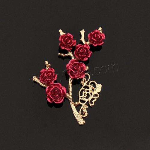 Hair Stick Findings, Zinc Alloy, Flower, plated, DIY 