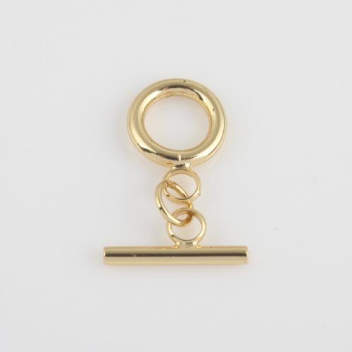 Brass Toggle Clasp, gold color plated, DIY [