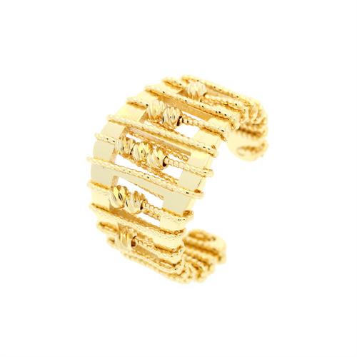 Brass Finger Ring, 18K gold plated, fashion jewelry & for woman, Minimum inner mm [