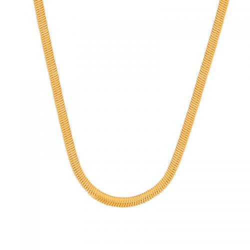 Titan Schmuck Halskette, Titanstahl, mit Verlängerungskettchen von 1.97inch, 18 K vergoldet, Modeschmuck & für Frau, goldfarben, Länge:ca. 14.96 ZollInch, verkauft von PC