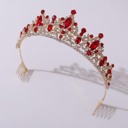 Bridal Tiaras, Zinc Alloy, fashion jewelry & for woman & with rhinestone Inner Approx 160mm 