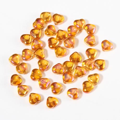 Glas Perle, Herz, DIY, keine, 8x8mm, ca. 50PCs/Tasche, verkauft von Tasche