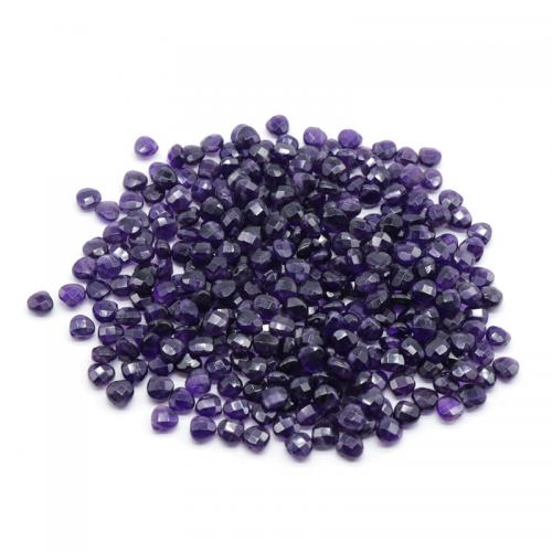 Natural Amethyst Beads, Teardrop, DIY & faceted, purple, 8mm [