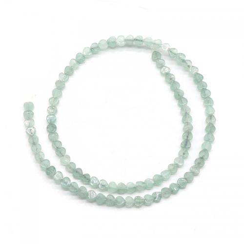 Single Gemstone Beads, Natural Stone, Heart, DIY 4mm Approx 38 cm [