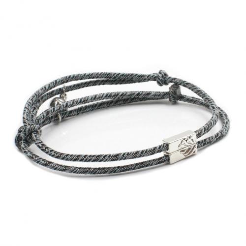 Mode Wachsschnur Armbänder, Koreanisch+Korea, mit Zinklegierung, Modeschmuck & unisex, keine, Länge:ca. 36 cm, 2PCs/Menge, verkauft von Menge