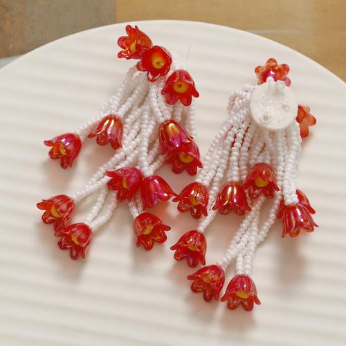 DIY Hair Flowers, Glass Beads, with Lampwork [