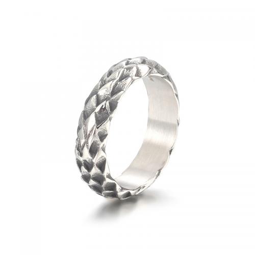 Edelstahl Fingerring, 304 Edelstahl, Vakuum-Ionen-Beschichtung, Modeschmuck & verschiedene Größen vorhanden & für den Menschen, keine, Wide:6mm, verkauft von PC