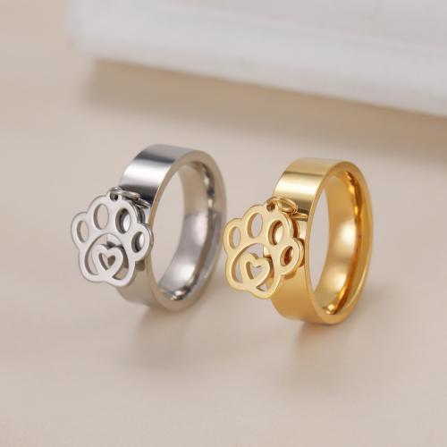 Edelstahl Fingerring, 304 Edelstahl, Vakuum-Ionen-Beschichtung, Modeschmuck & unisex & verschiedene Größen vorhanden, keine, width 5.9mm, verkauft von PC