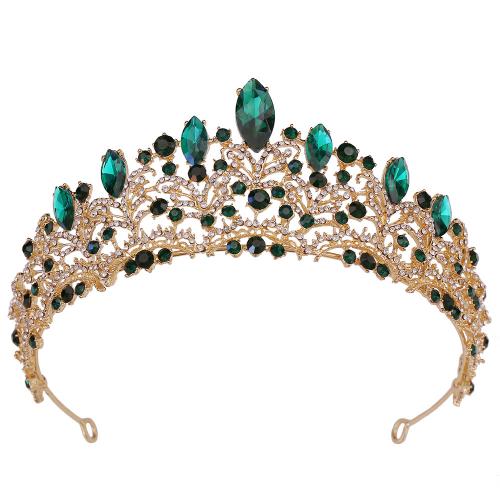 Braut Diademe, Zinklegierung, Modeschmuck & für Frau & mit Strass, keine, Innendurchmesser:ca. 160mm, verkauft von PC