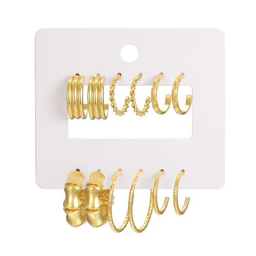 Zinc Alloy Earring Set, plated & for woman, earring length 18-41mm [