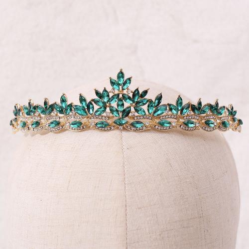 Bridal Tiaras, Zinc Alloy, fashion jewelry & for woman & with rhinestone Inner Approx 155mm 