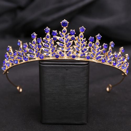 Braut Diademe, Zinklegierung, Modeschmuck & für Frau & mit Strass, keine, Innendurchmesser:ca. 145mm, verkauft von PC