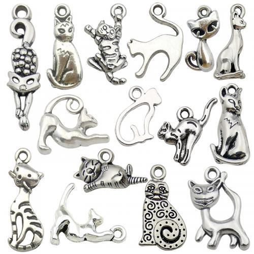 Zinc Alloy Jewelry Pendants, plated, mixed pattern & DIY, original color [