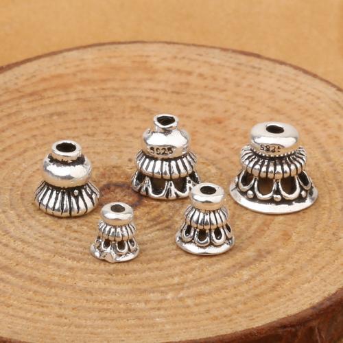 3 Holes Guru Beads, 925 Sterling Silver, DIY & blacken 