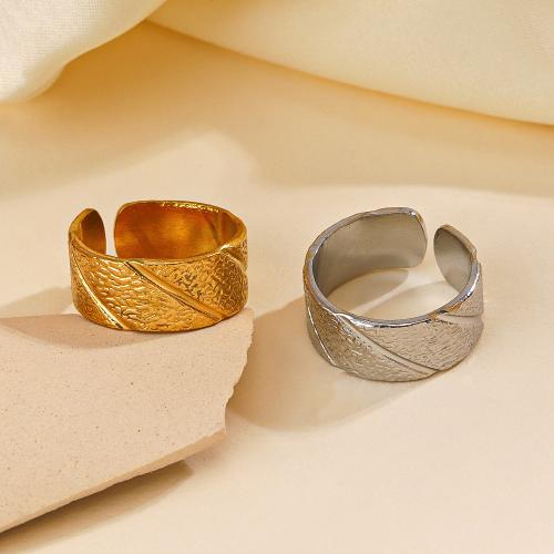 Edelstahl Fingerring, 304 Edelstahl, Vakuum-Ionen-Beschichtung, Modeschmuck & für Frau, keine, inner diameter 17mm, verkauft von PC