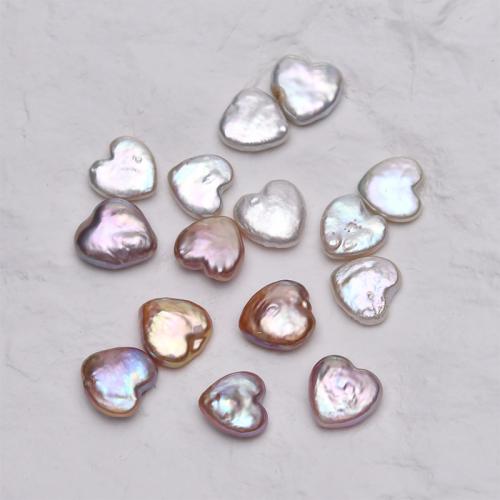 Perlas Freshwater sin Agujero, Perlas cultivadas de agua dulce, Corazón, Bricolaje, más colores para la opción, aboutuff1a12-13mm, Vendido por UD[