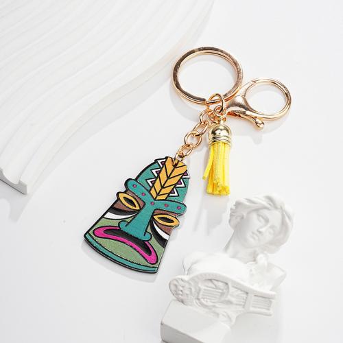 Acrylic Key Chain, Zinc Alloy, with Acrylic, multifunctional & Unisex [