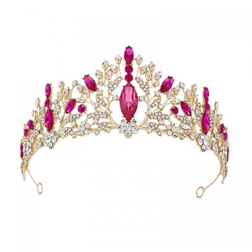 Bridal Tiaras, Zinc Alloy, with Rhinestone, fashion jewelry & for woman & with rhinestone cm cm [