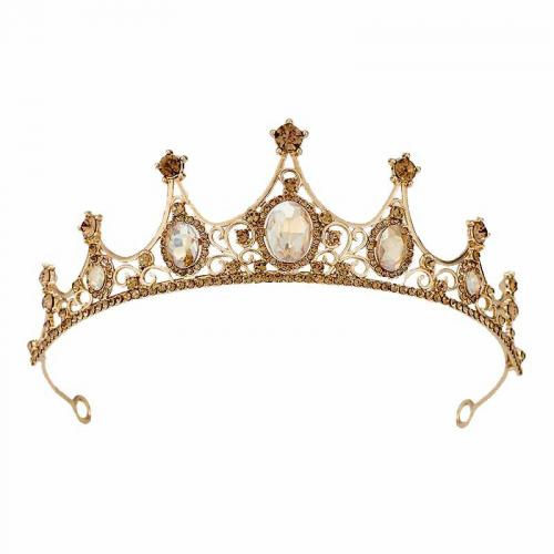 Bridal Tiaras, Zinc Alloy, with Rhinestone, fashion jewelry & for woman & with rhinestone cm cm [