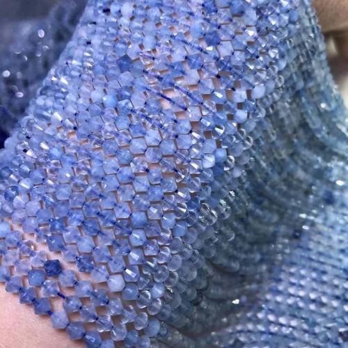 Perles aigue-marine, Losange, DIY, bleu de mer Environ 38 cm, Vendu par brin[