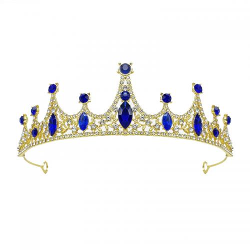 Bridal Tiaras, Zinc Alloy, with Rhinestone, fashion jewelry & for woman & with rhinestone cm .5 cm [