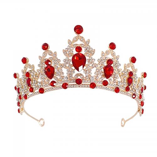 Bridal Tiaras, Zinc Alloy, with Rhinestone, fashion jewelry & for woman & with rhinestone cm cm [